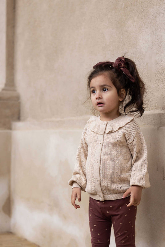 Addison Knitted Cardigan - Oatmeal Marle