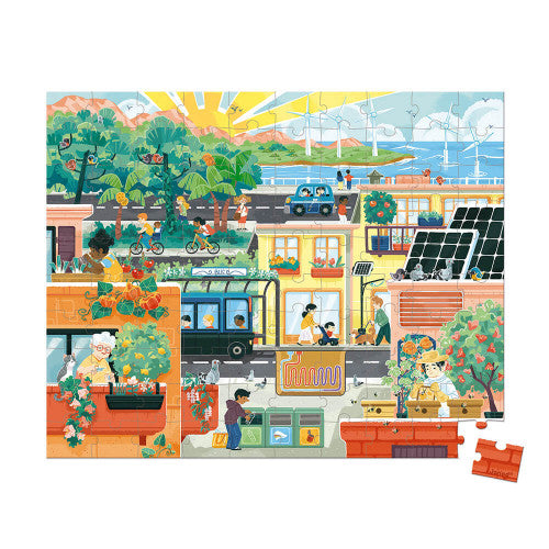 100-piece Green City Puzzle