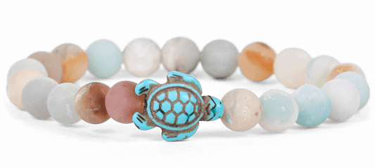 The Journey Bracelet Sea Turtle - Sky Stone