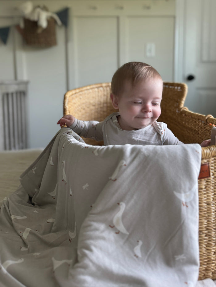 Gunamuna Cloud Blanket - Goose / 1.0 TOG Toddler Size
