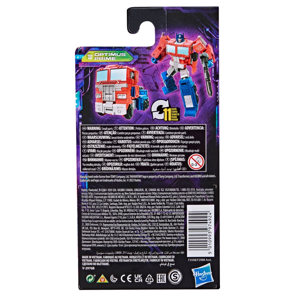 Transformers Generations Legacy Core Optimus Prime