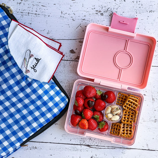 Snack Size Bento Lunch Box Coco Pink (Rainbow)