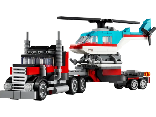 31146 Flatbed Truck with Helicopter