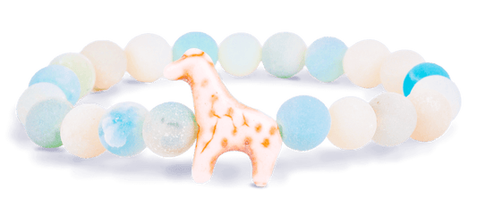 The Trek Bracelet Giraffe - Sky Stone