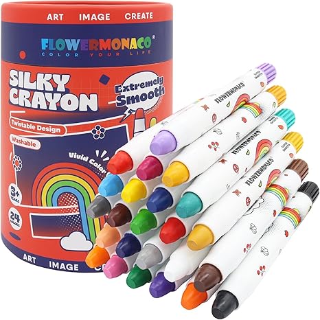 FlowerMonaco Silky Crayons 24 colors