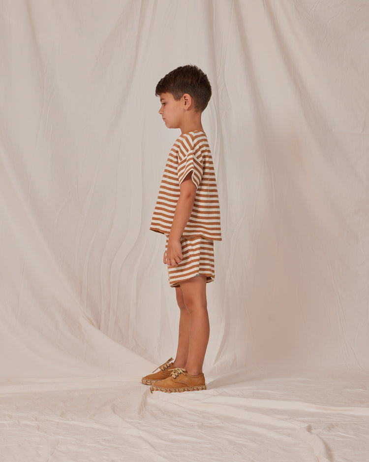 Summer Waffle Set || Camel Stripe