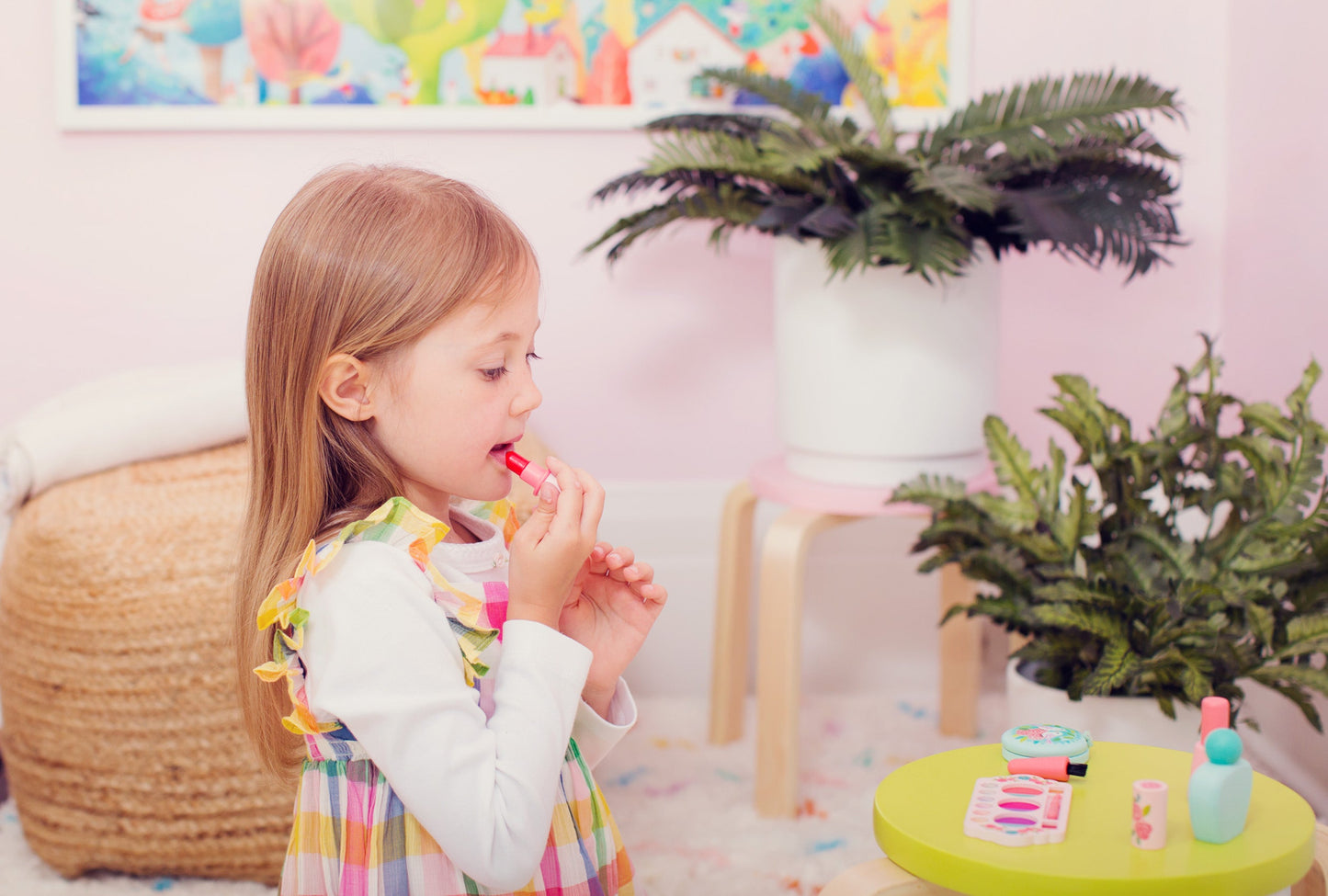 Birdie's Makeup Wooden Cosmetics Set