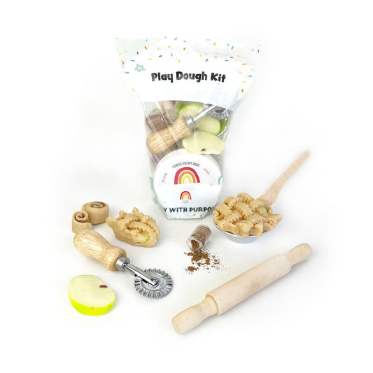 APPLE PIE SENSORY PLAY DOUGH PLAY KIT