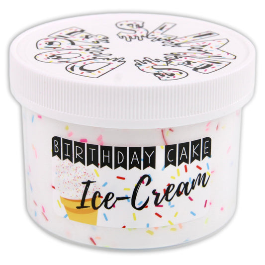 BIRTHDAY CAKE ICE CREAM SLIME