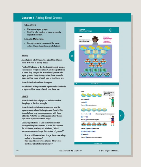 Dimensions Math Teacher's Guide 1B