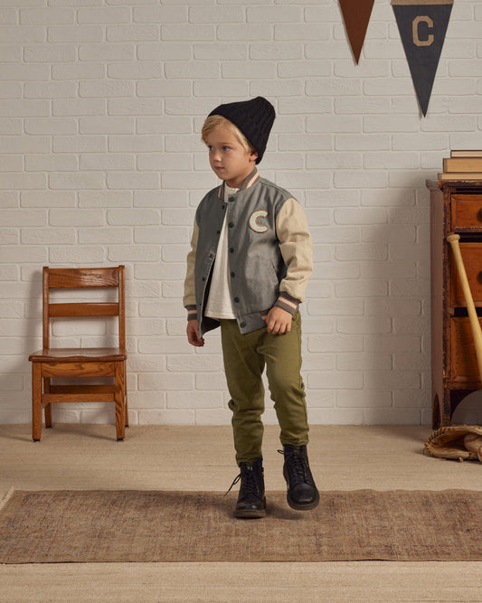Varsity Jacket || Slate