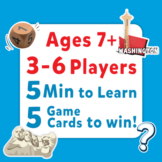 Scout it Out: The 50 States | Trivia Board Game