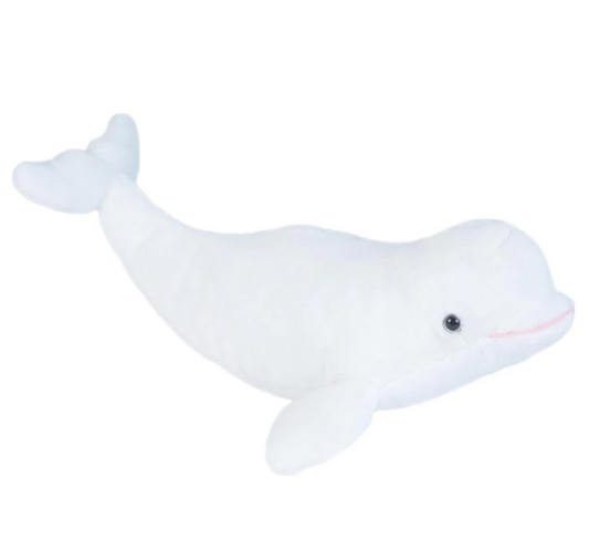 Beluga Whale Stuffed Animal - 8"