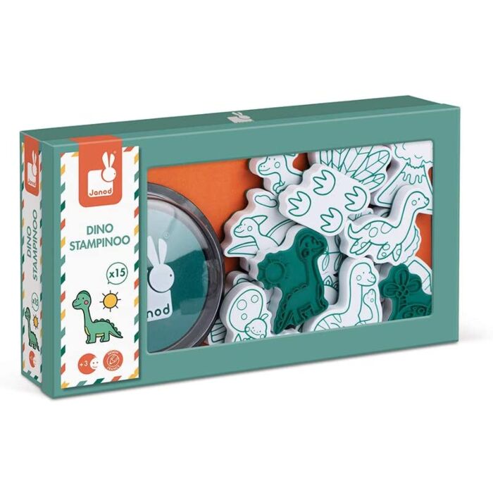 SET OF 15 STAMPS STAMPINOO - DINO