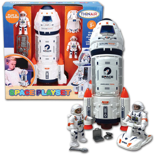 Space Explorer Play Set with Sound & Light Action