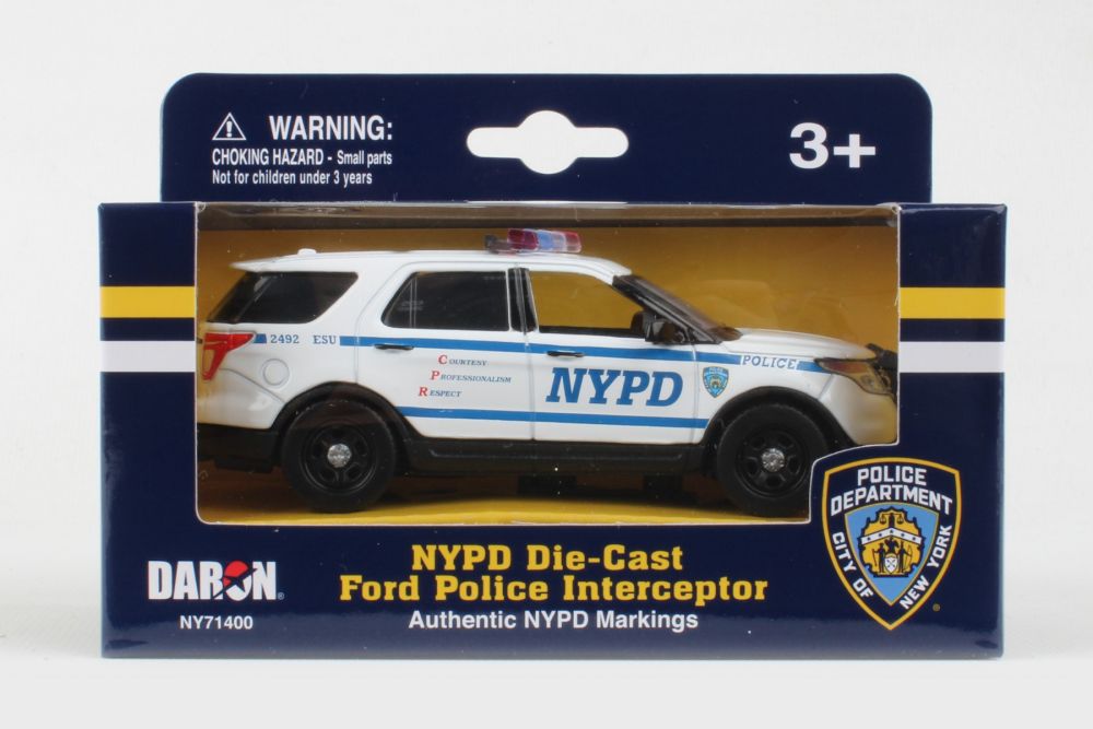 NYPD DIE-CAST FORD POLICE INTERCEPTOR 1/43