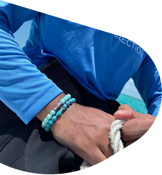 The Voyage Bracelet Shark - Seafoam