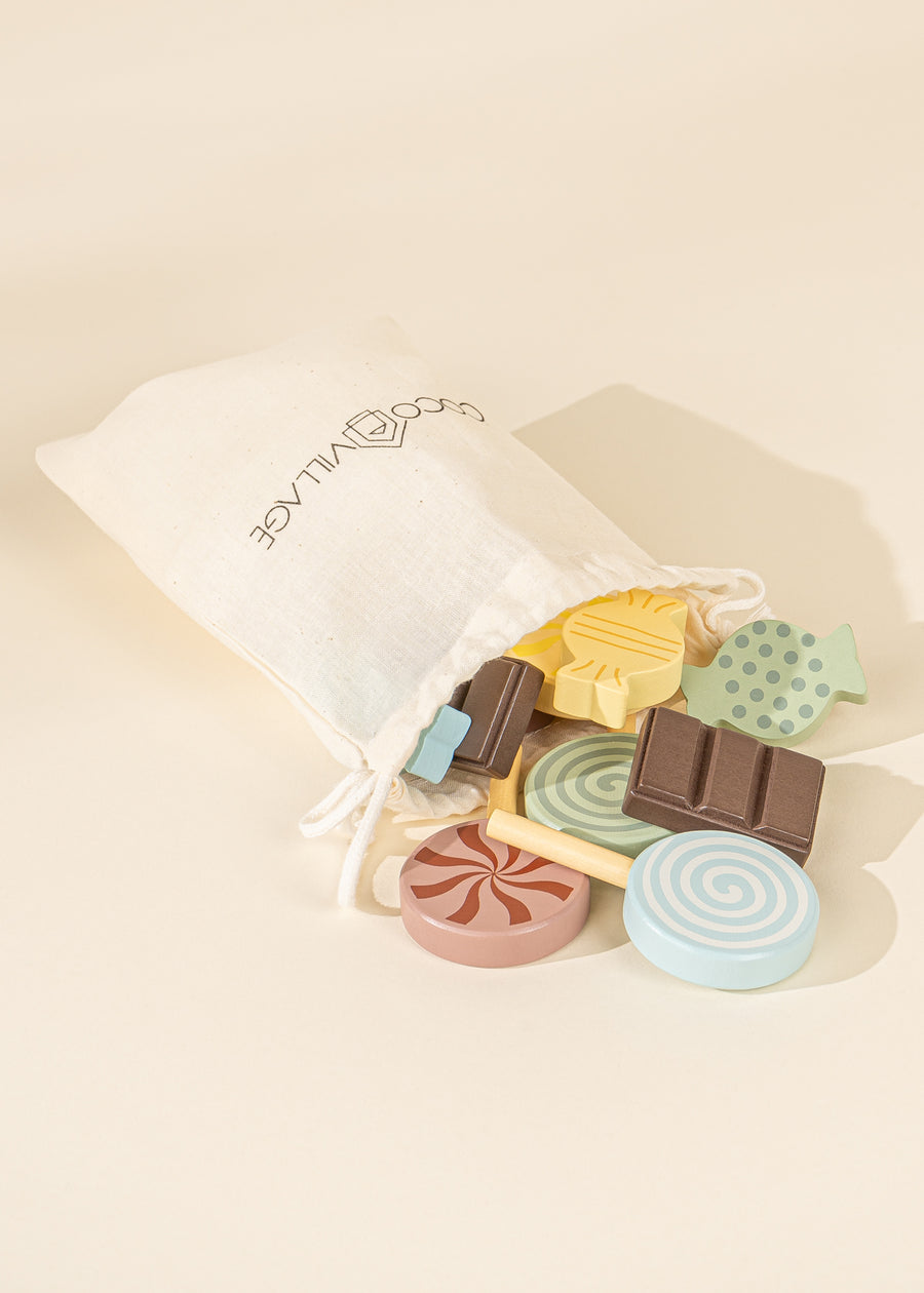 Wooden Candies Playset (10 Pcs)