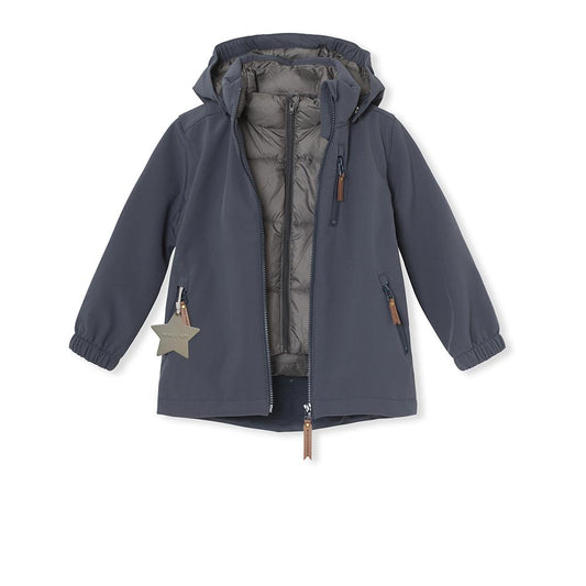 ADYAN SOFTSHELL JACKET Blue Nights