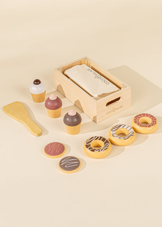 Wooden Pastries Playset