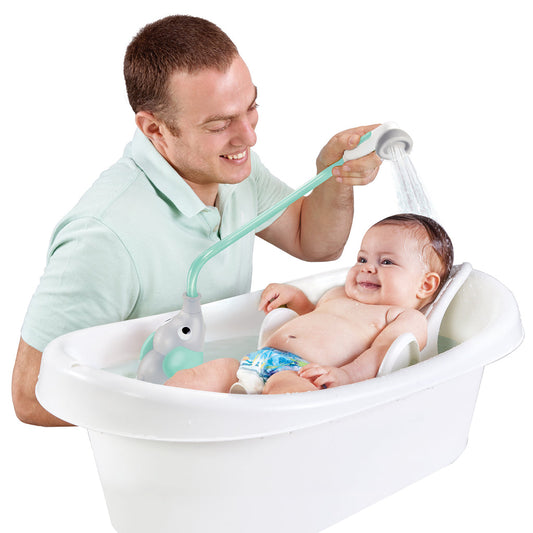 Yookidoo Elephant Baby Bath Shower Turquoise