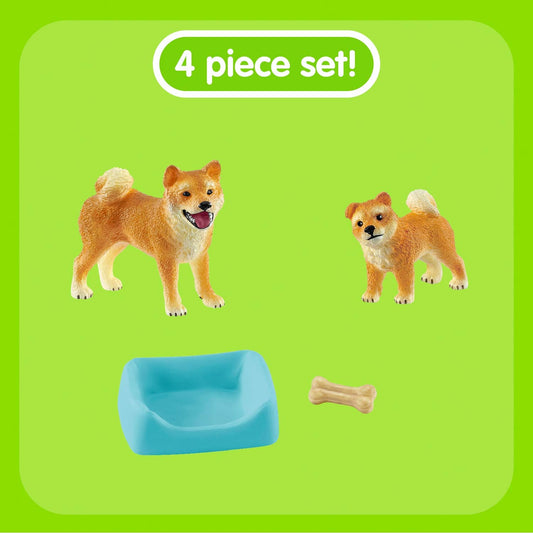 Shiba Inu mother and puppy 42479