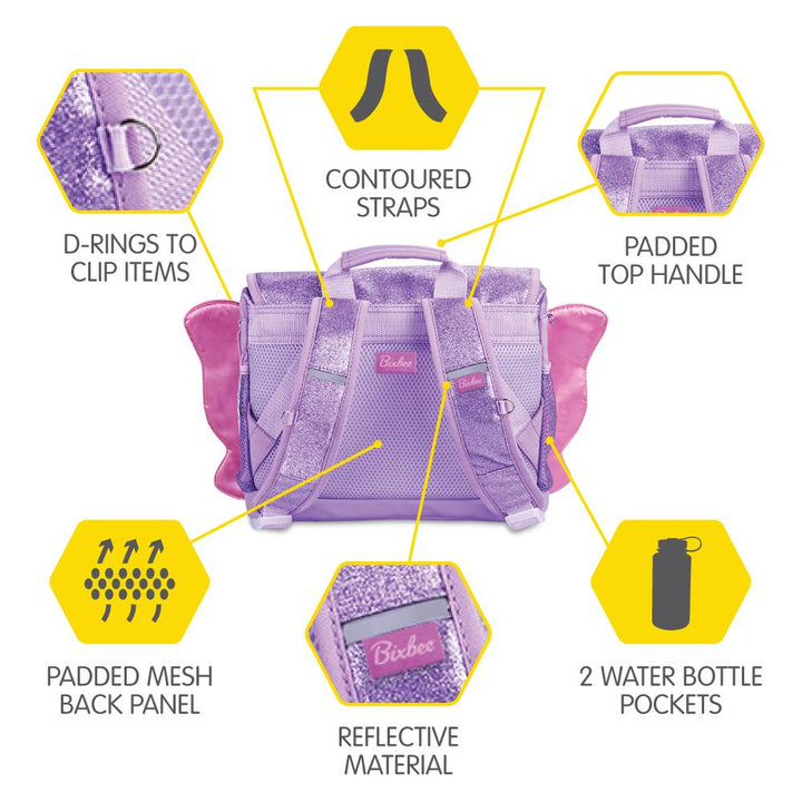 Sparkalicious Purple Butterflyer Backpack