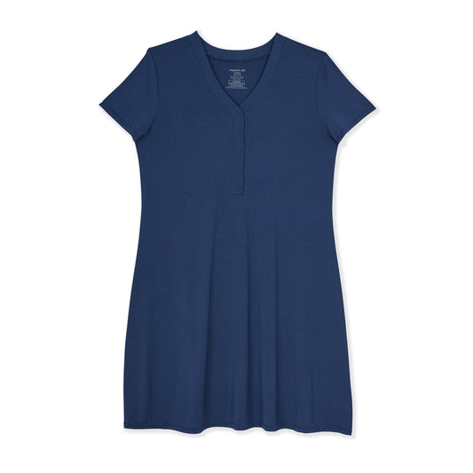 River short sleeve modal magnetic nursing gown