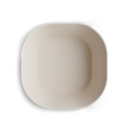 Square Dinnerware Bowl, Set of 2 (Ivory)