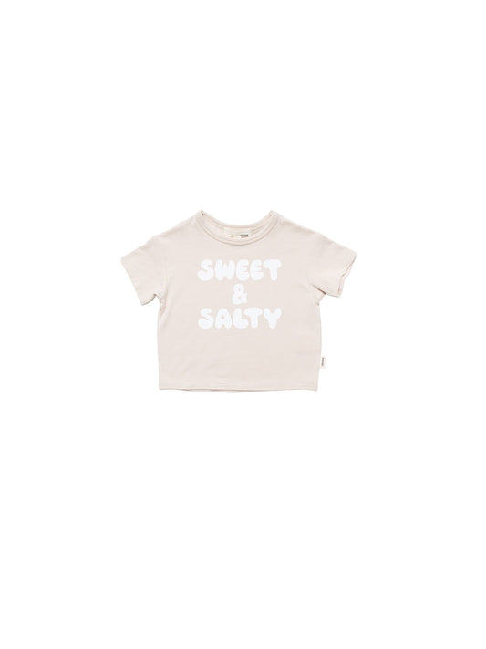 The Bamboo Printed Tee Biscotti (Sweet & Salty)