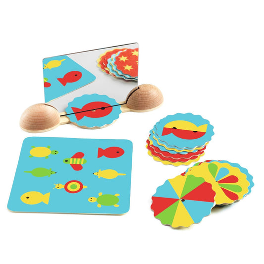 Ze Mirror Images Wooden Complete the Reflection Activity
