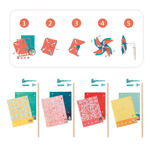 Sweet Windmills Pinwheels DIY Craft Kit