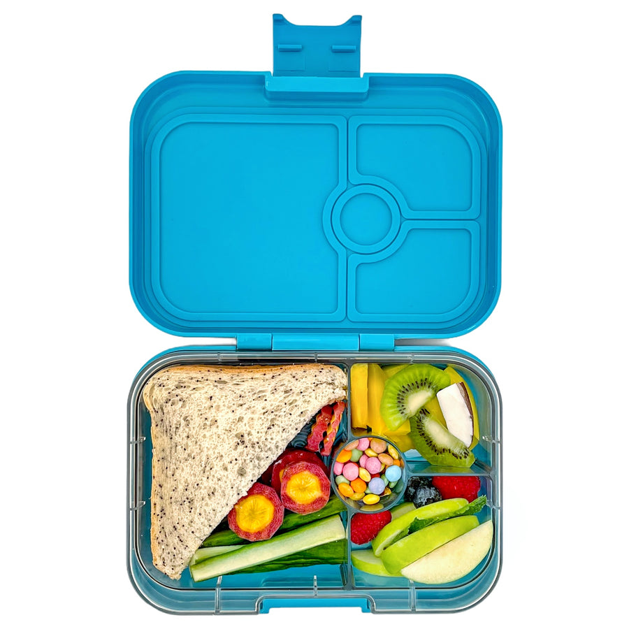 LEAKPROOF SANDWICH FRIENDLY BENTO BOX - YUMBOX EIGHTIES AQUA
