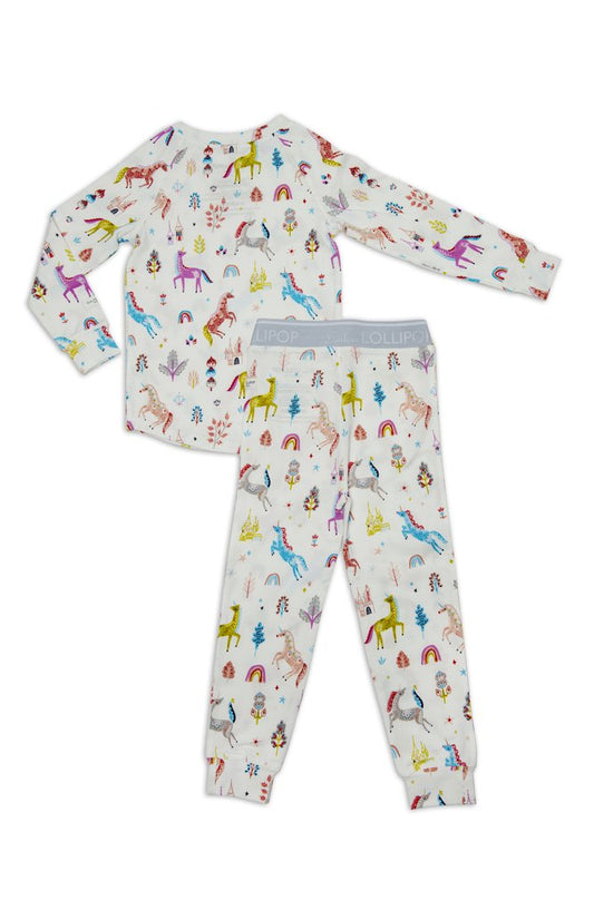 2-Pc Pajama Set In TENCEL™ - Unicorn Dream