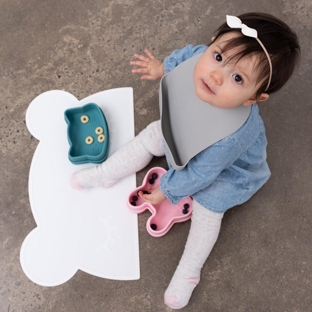 CATCHIE BIBS - MINT + GREY