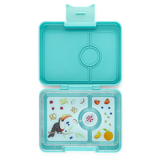 SNACK SIZE BENTO LUNCH BOX MISTY AQUA