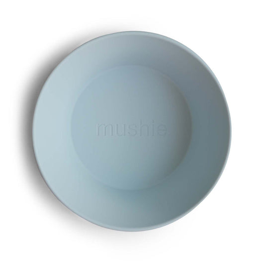 Round Dinnerware Bowl, Set of 2 Powder Blue