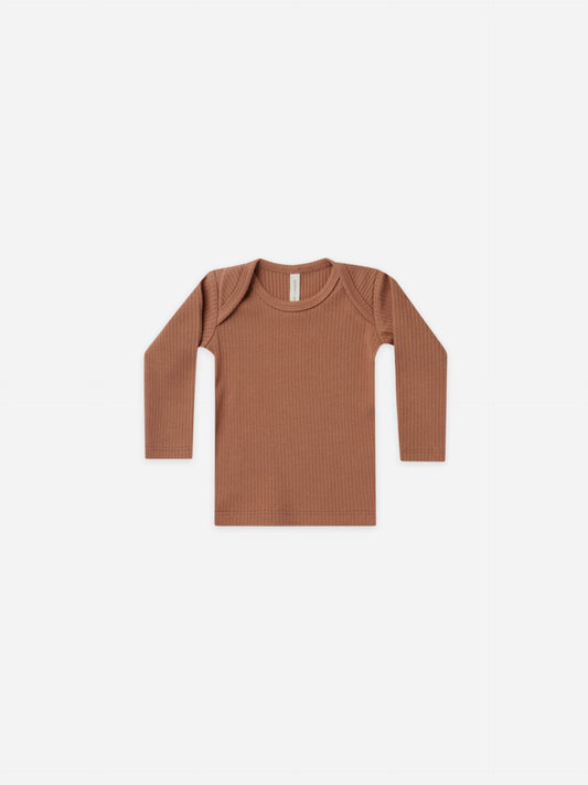 RIBBED LONGSLEEVE TEE + LEGGINGS | AMBER