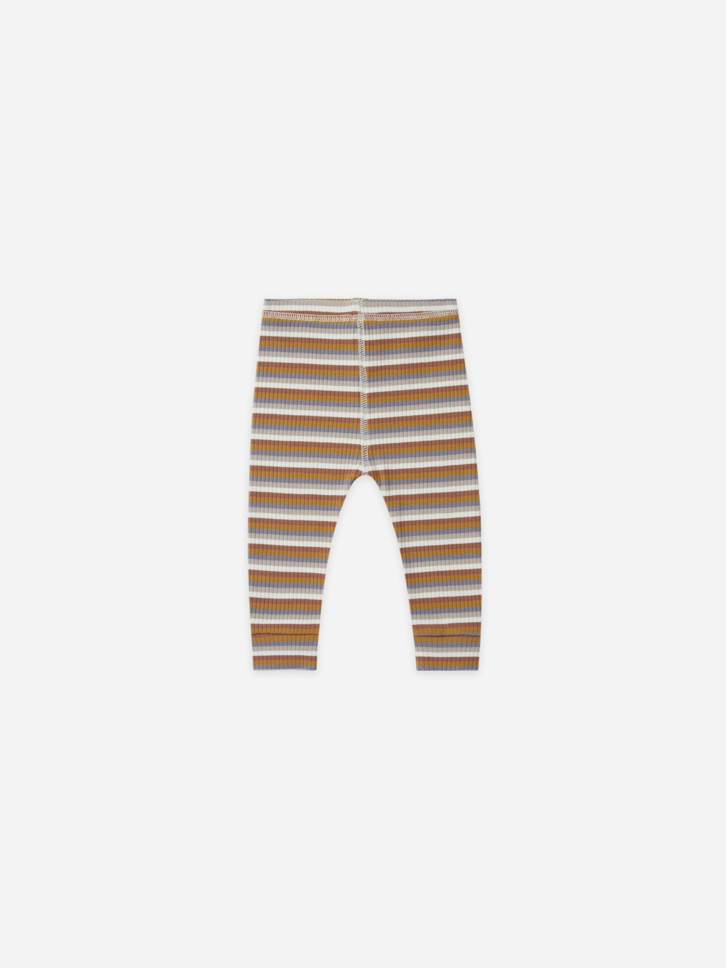 RIBBED LONGSLEEVE TEE + LEGGINGS | MULTI-STRIPE