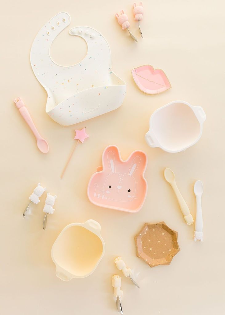 Silicone Suction Snack Plate - Bunny
