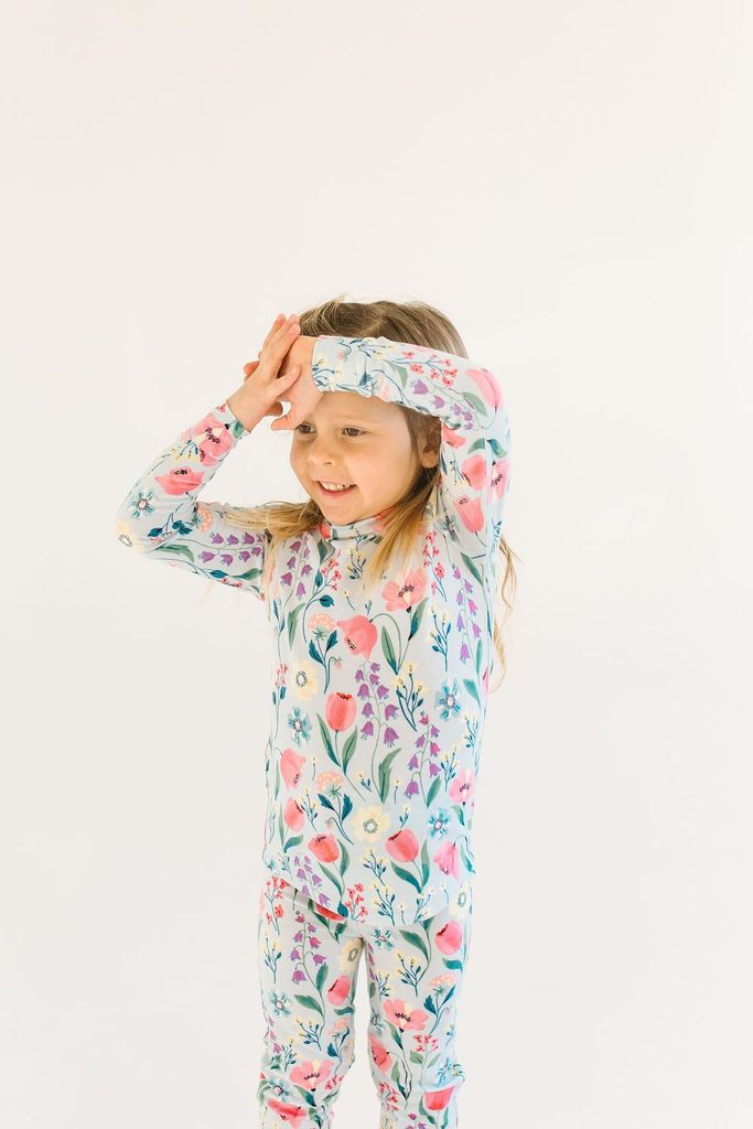 2-Pc Pajama Set In TENCEL™ - Bluebell