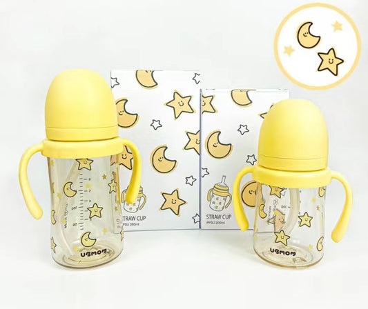 UBMOM PPSU Straw Cup Yellow (Limited Edition)