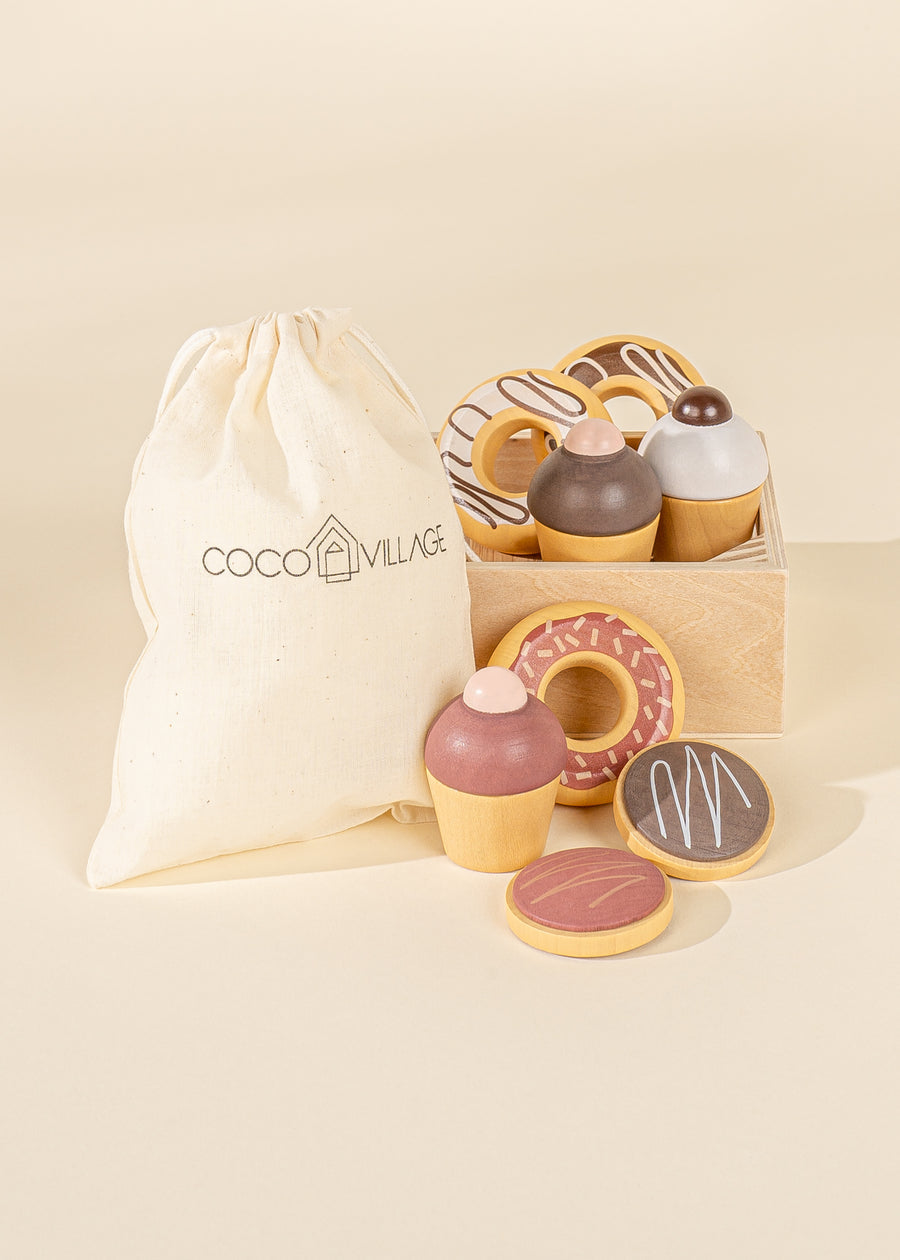 Wooden Pastries Playset