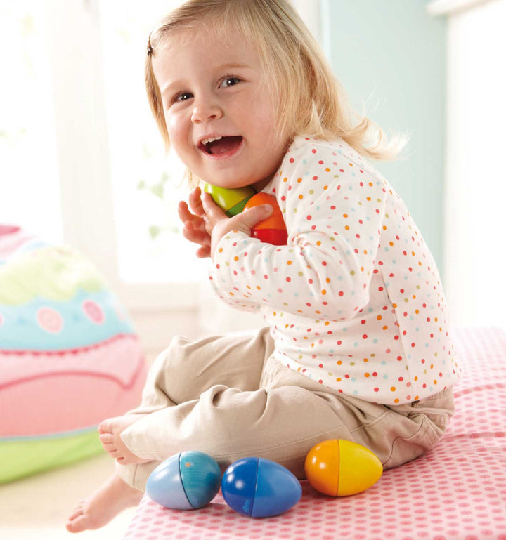 Set of 5 Wooden Musical Eggs