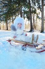 White One Piece Snowsuit with Grey Trim