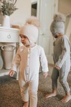 Oatmeal Cashmere Aviator Hat