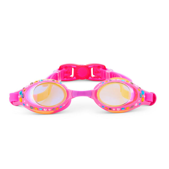 Tropical Tanzanite Glimmering Swim Goggles