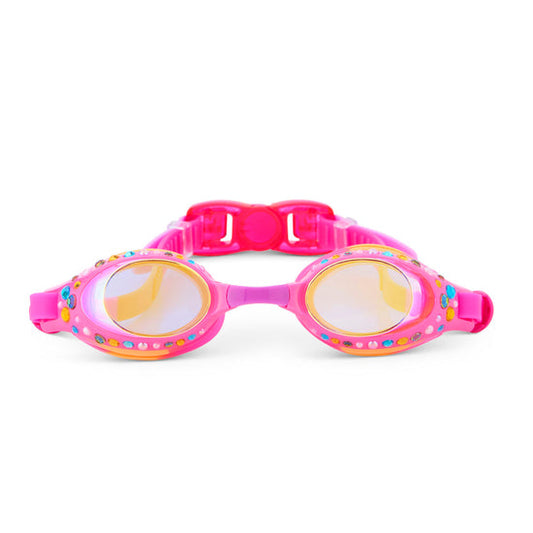 Tropical Tanzanite Glimmering Swim Goggles