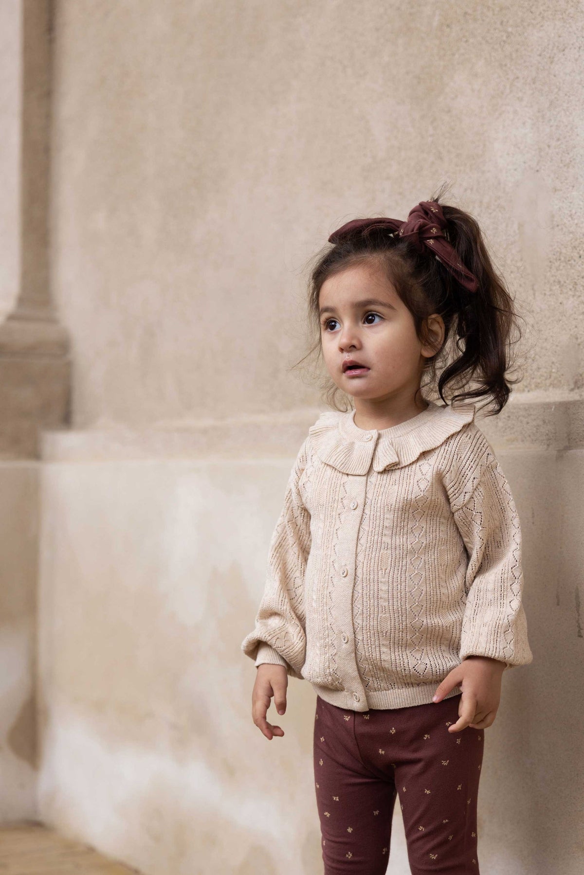 Addison Knitted Cardigan - Oatmeal Marle