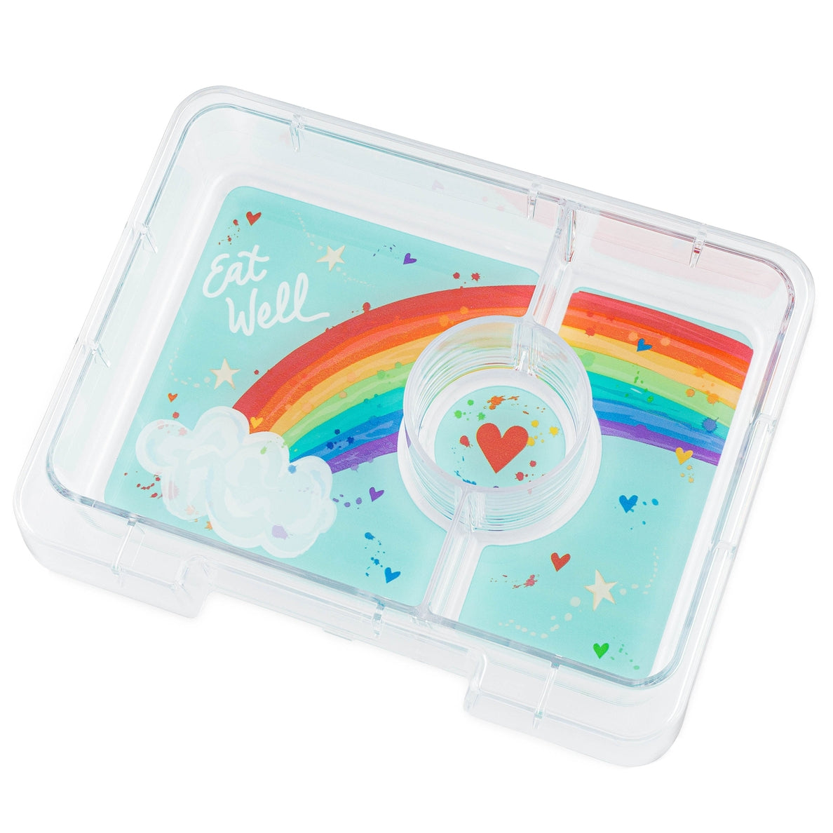 Snack Size Bento Lunch Box Coco Pink (Rainbow)